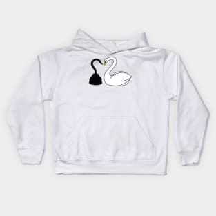 hook swan Kids Hoodie